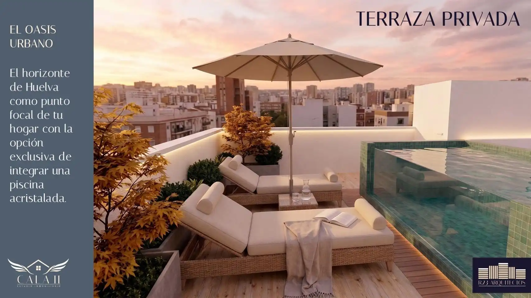Terraza de Casa adosada en venta en Huelva