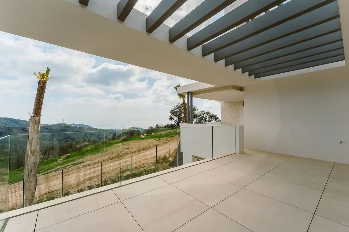 Terrasse von Wohnungen zum Verkauf in Ojén mit Terrasse, Abstellraum und Schwimmbad