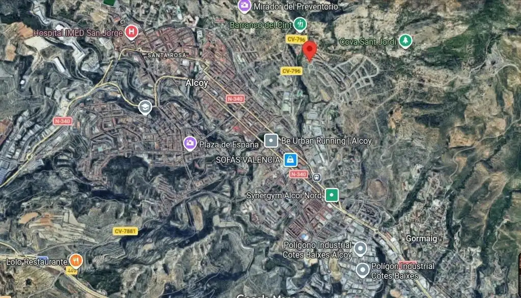 Exterior view of Houses for sale in Alcoy / Alcoi