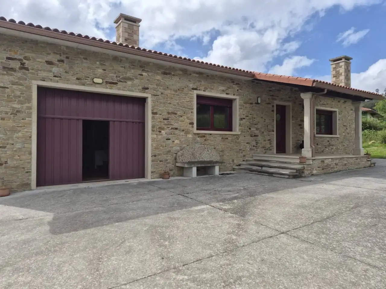 Vista exterior de Casa o chalet de alquiler en Vilasantar con Jardín privado