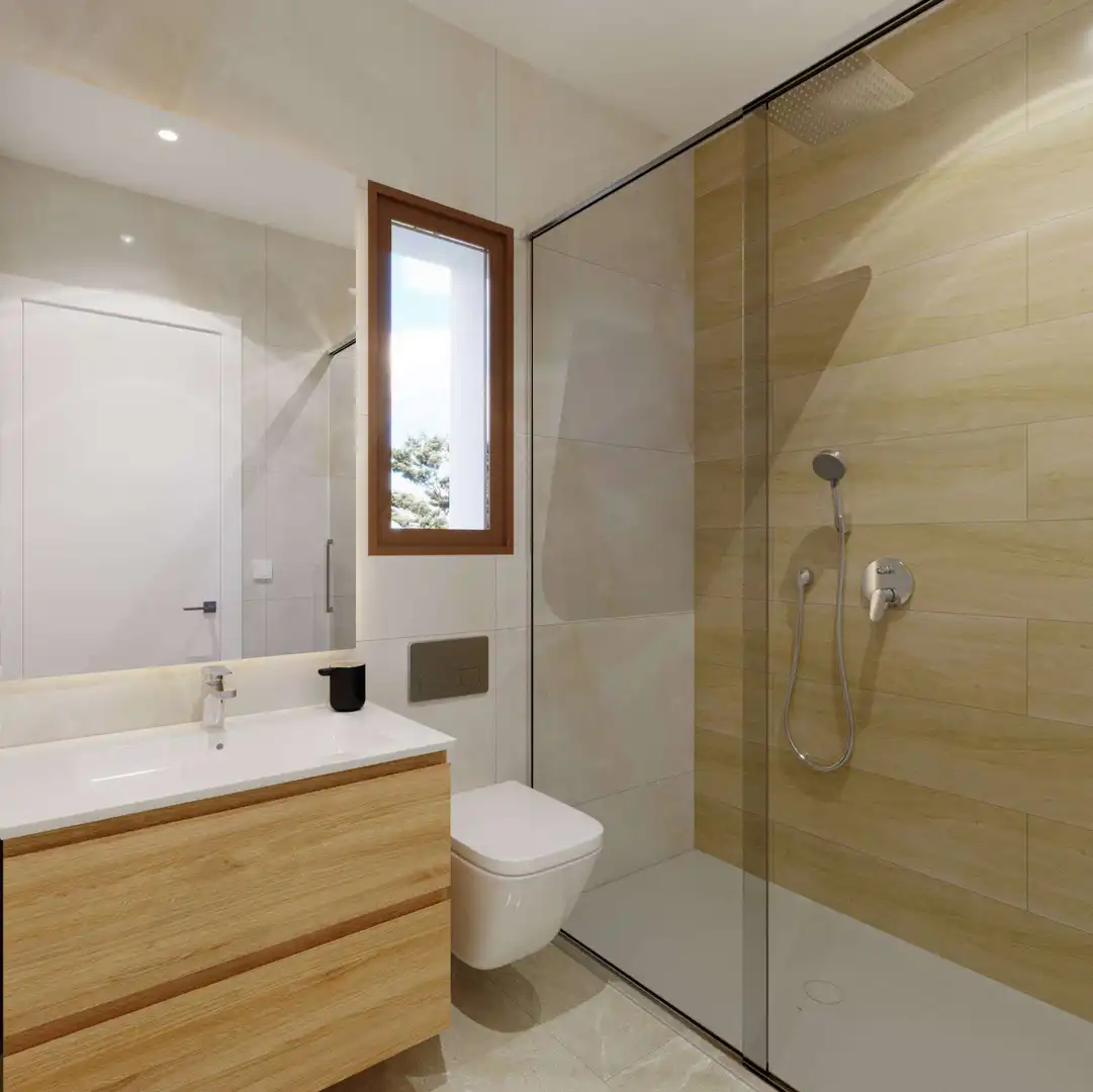Baño de Casa o chalet en venta en Elche / Elx con Aire acondicionado, Calefacción y Jardín privado
