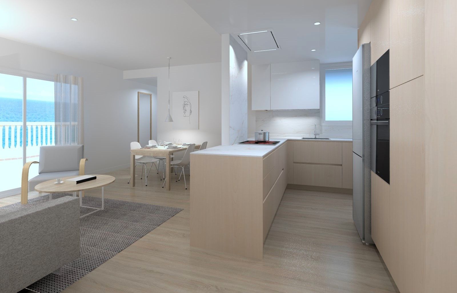 Kitchen of Attic for sale in Vilassar de Mar  with Air Conditioner, Heating and Parquet flooring