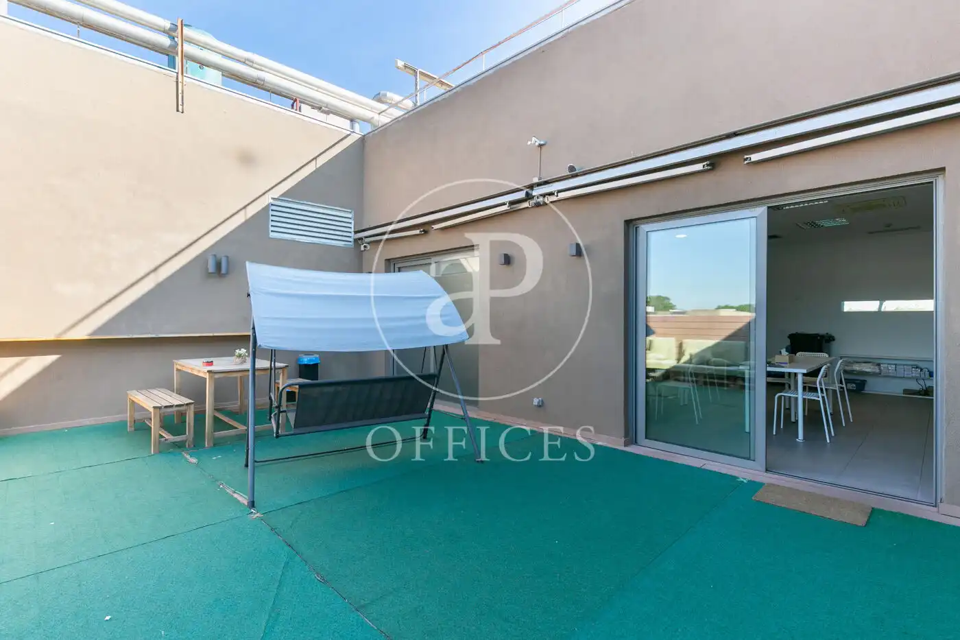 Terrasse von Büro zur Miete in Badalona mit Klimaanlage und Heizung