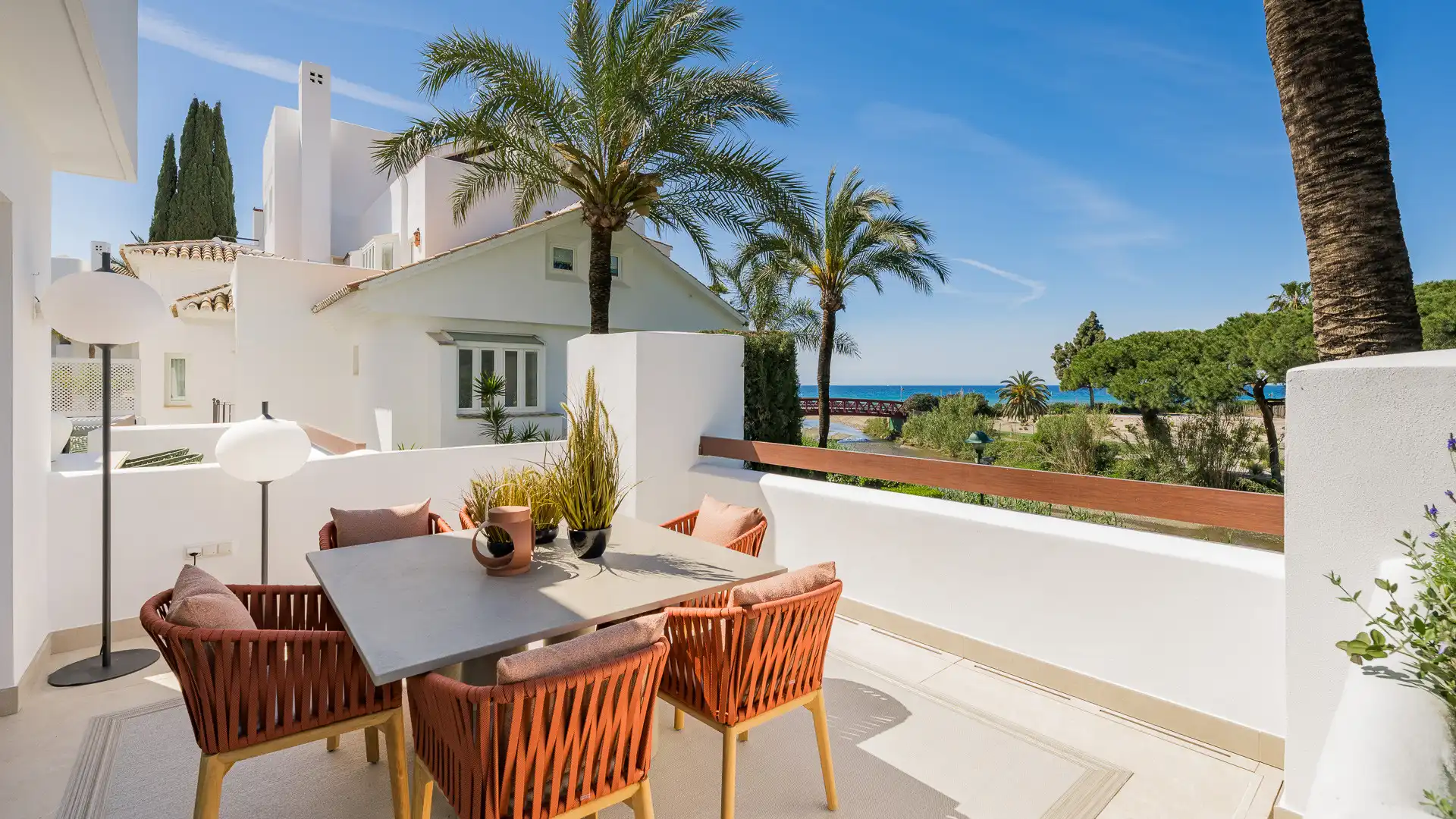 Terrassa de Apartament en venda en Marbella amb Aire condicionat, Terrassa i Piscina