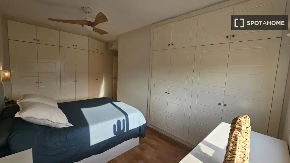Bedroom of Flat for rent in Murcia  with Air Conditioner, Heating and Furnished