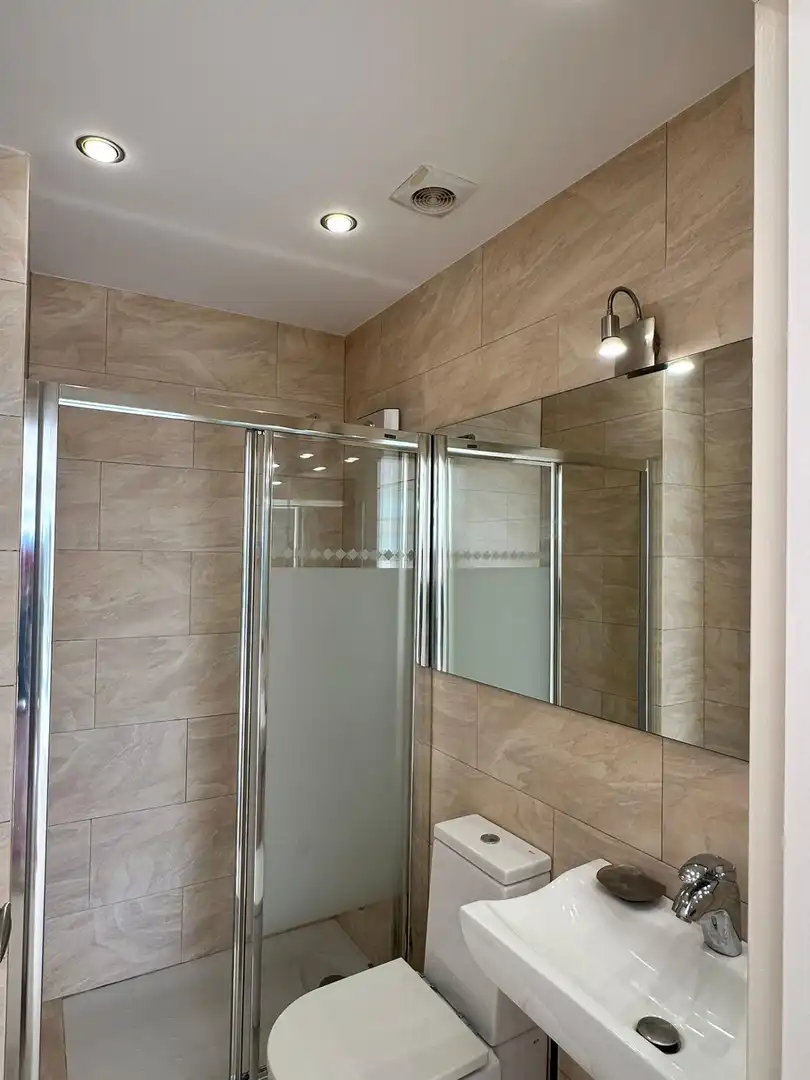Bathroom of Houses for rent in Calonge i Sant Antoni  with Air Conditioner, Heating and Private garden