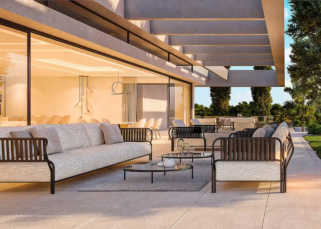 Terrassa de Casa o xalet en venda en Marbella amb Aire condicionat, Calefacció i Jardí privat