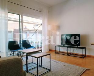 Sala d'estar de Pis de lloguer en  Barcelona Capital amb Aire condicionat, Calefacció i Parquet