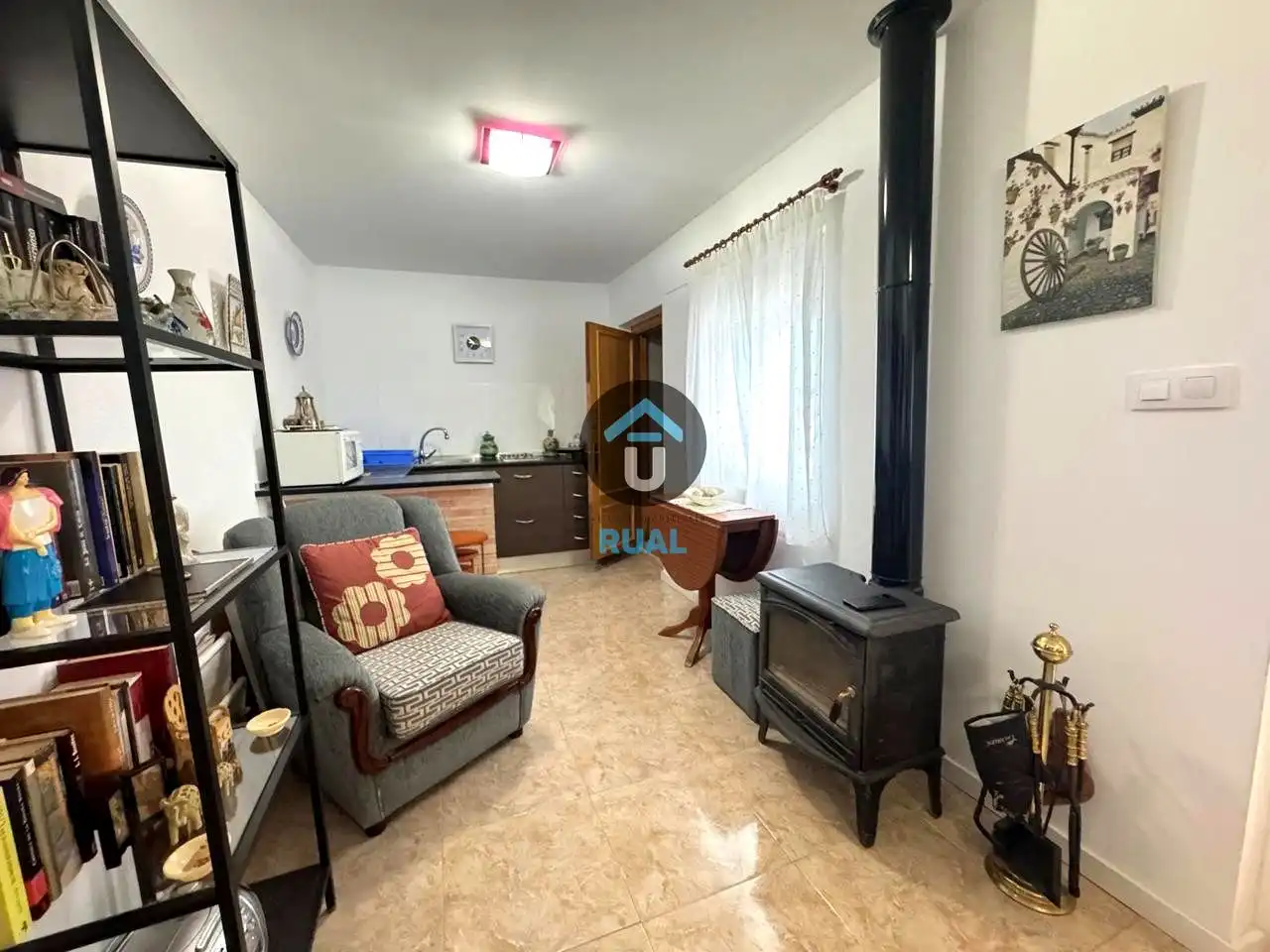 Sala de estar de Casa o chalet en venta en Santa Olalla con Aire acondicionado y Calefacción