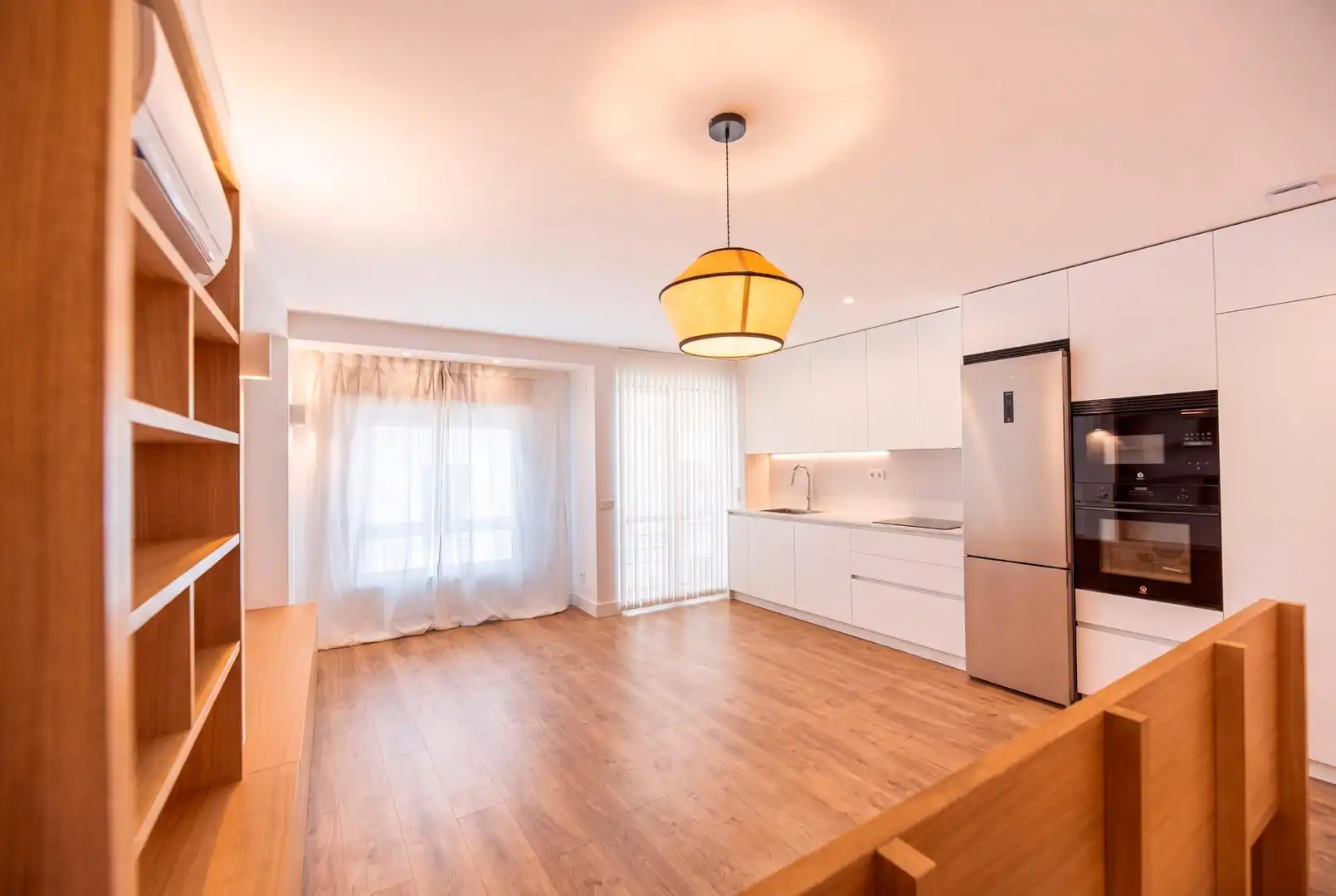 Cocina de Estudio de alquiler en Madrid con Aire acondicionado y Calefacción