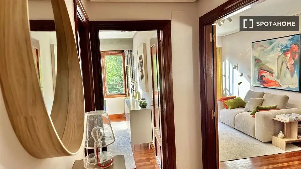 Apartamento para compartir en Bilbao  con Aire acondicionado, Terraza y Amueblado