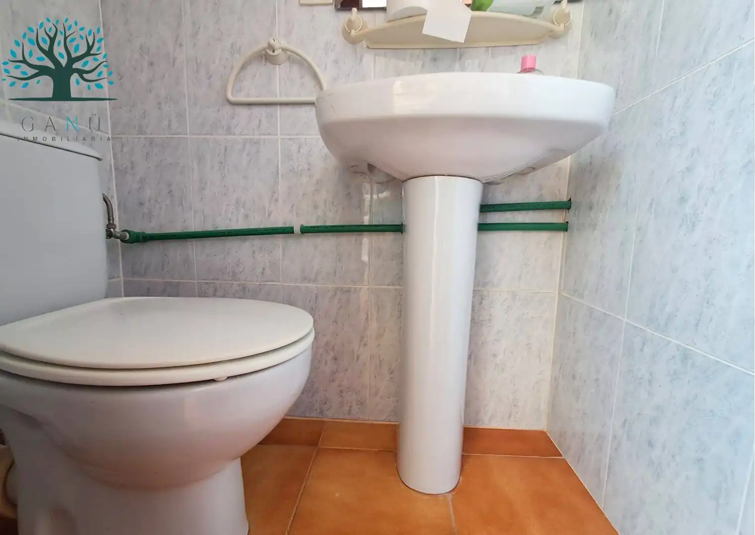 Baño de Dúplex en venta en Mazarrón con Aire acondicionado, Terraza y Trastero