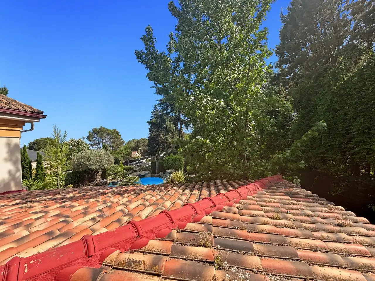 Vista exterior de Casa o xalet en venda en Galapagar amb Calefacció, Jardí privat i Parquet