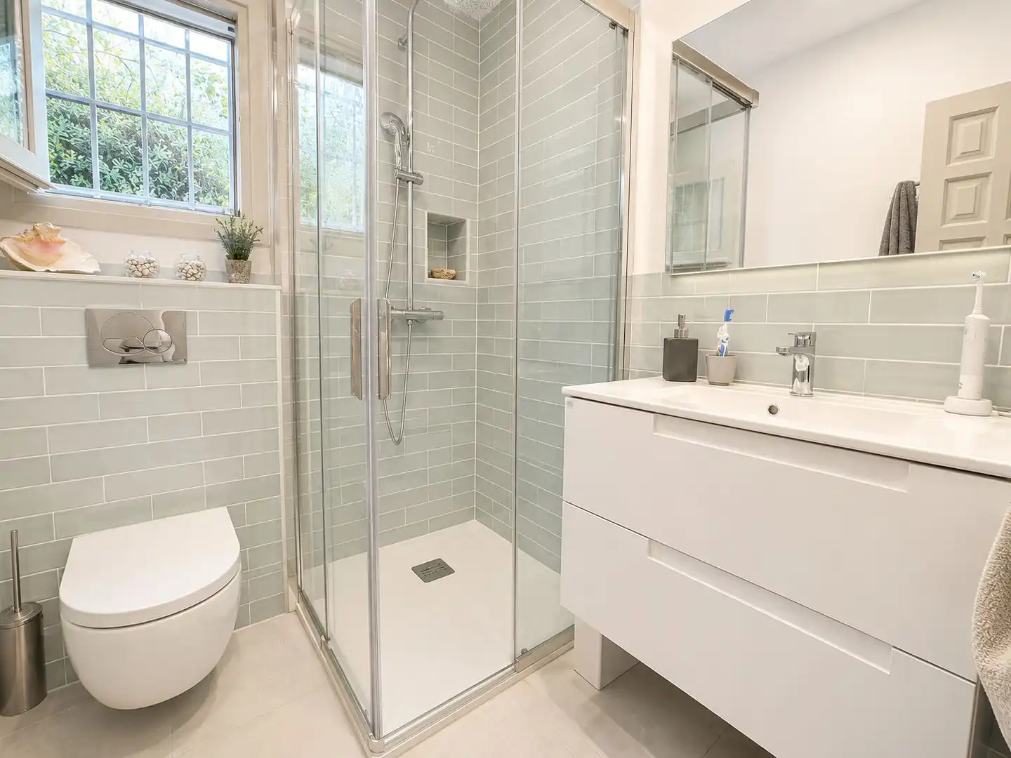 Baño de Casa o chalet de alquiler en Jávea / Xàbia con Calefacción, Jardín privado y Terraza