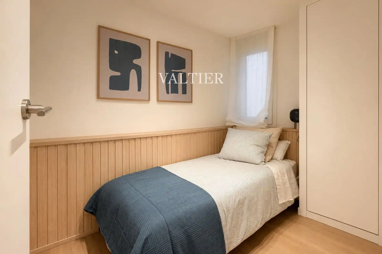 Schlafzimmer von Wohnung zur Miete in Madrid mit Klimaanlage, Heizung und Möbliert