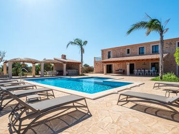 Landhaus mit Pool zur Miete in S'Horta - Cas Concos des Cavaller - Es Carritxó