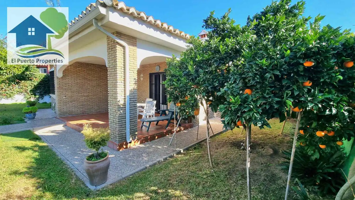 Jardí de Casa o xalet en venda en El Puerto de Santa María amb Aire condicionat, Jardí privat i Traster