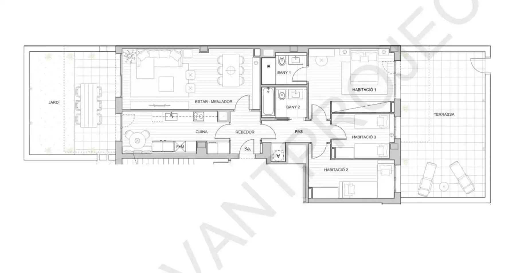 Flat for sale in Sitges  with Air Conditioner, Heating and Private garden