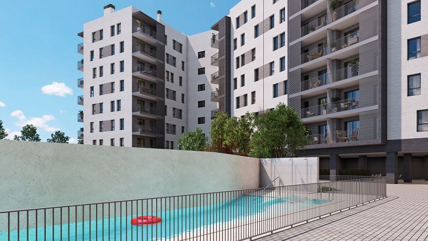 Swimming pool of Flat for sale in  Sevilla Capital  with Terrace, Storage room and Community pool