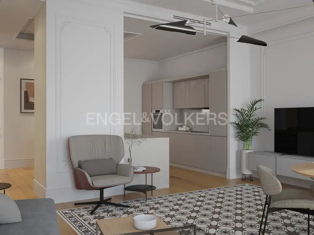 Living room of Apartments for sale in Valencia  with Air Conditioner, Heating and Balcony