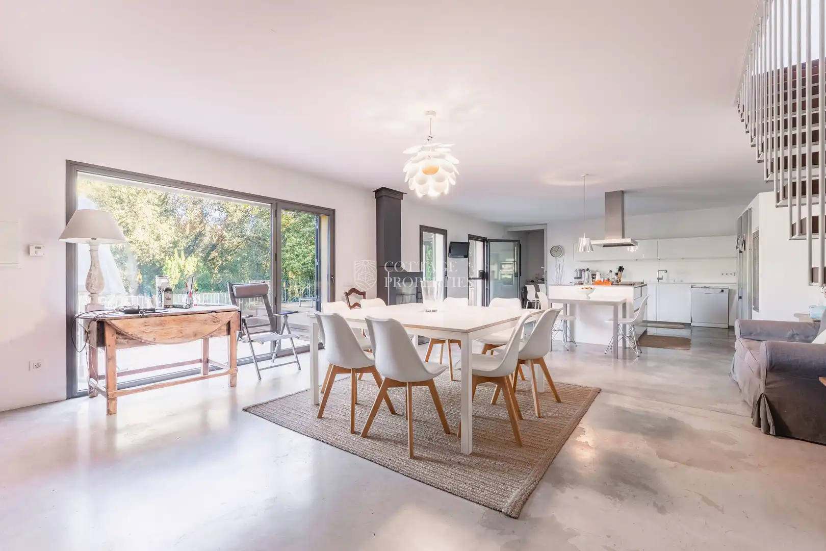 Dining room of Country homes for sale in Foixà  with Air Conditioner, Private garden and Swimming Pool