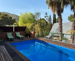 Swimming pool of House or chalet for sale in Castelldefels  with Air Conditioner, Heating and Private garden