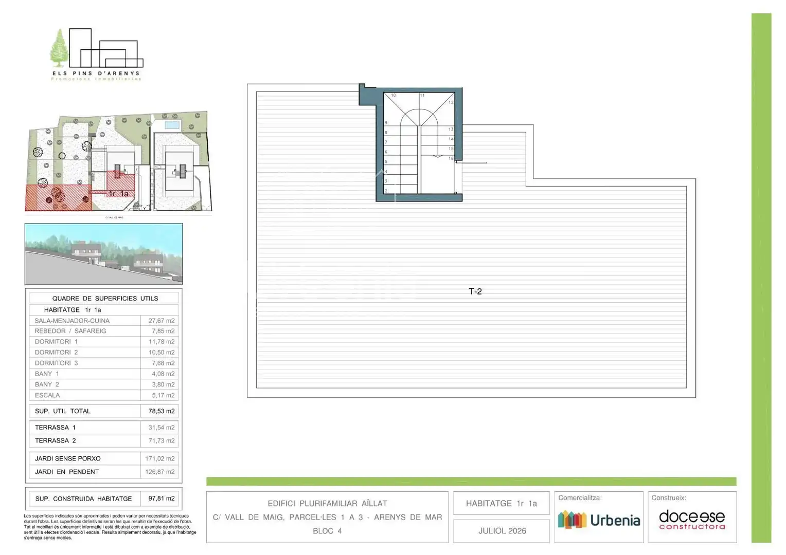 Penthouse with pool for sale in Zona alta, imagen 10