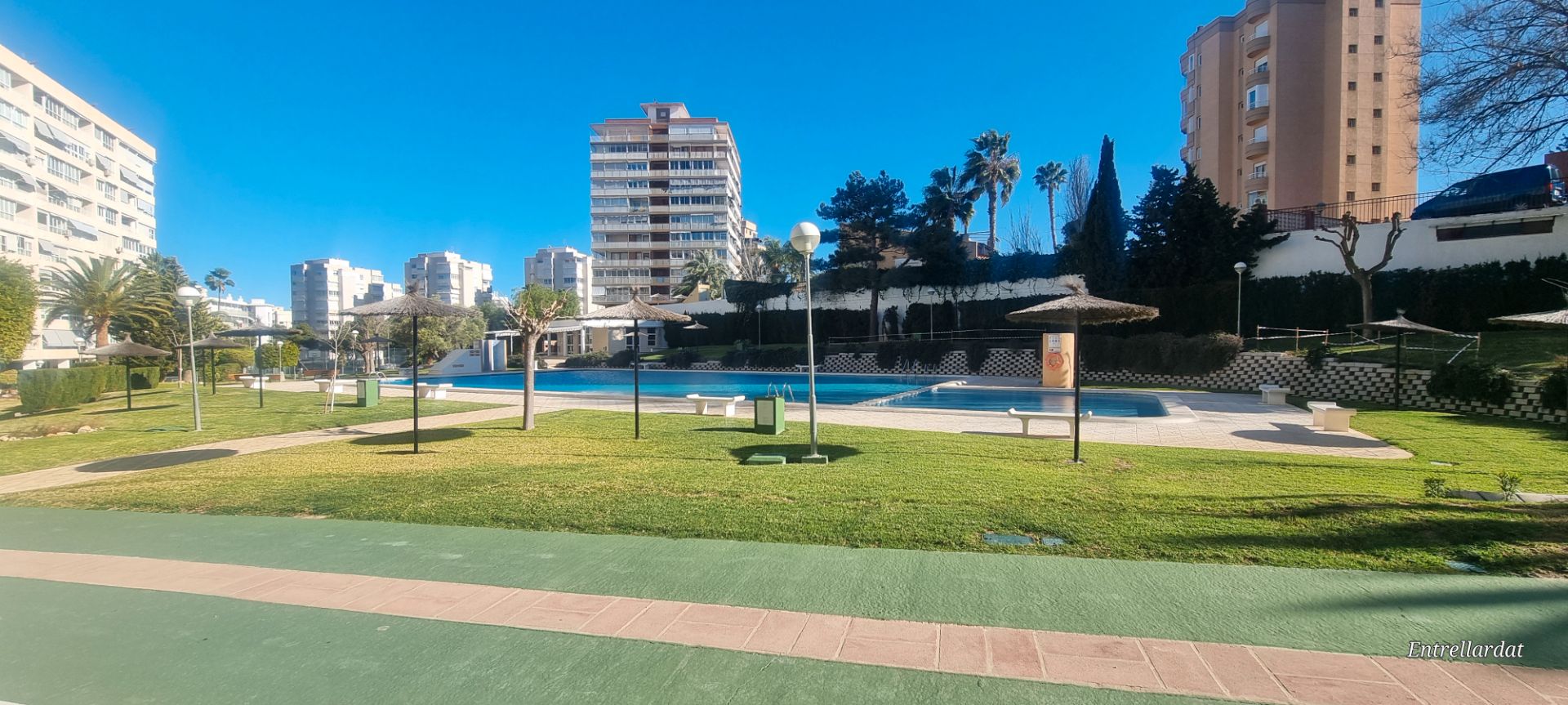 Piscina de Pis de lloguer en Alicante / Alacant amb Terrassa, Moblat i Forn