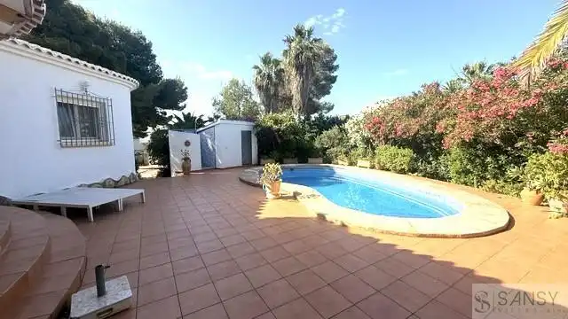 Jardín de Casa o chalet en venta en Jávea / Xàbia con Aire acondicionado, Calefacción y Trastero
