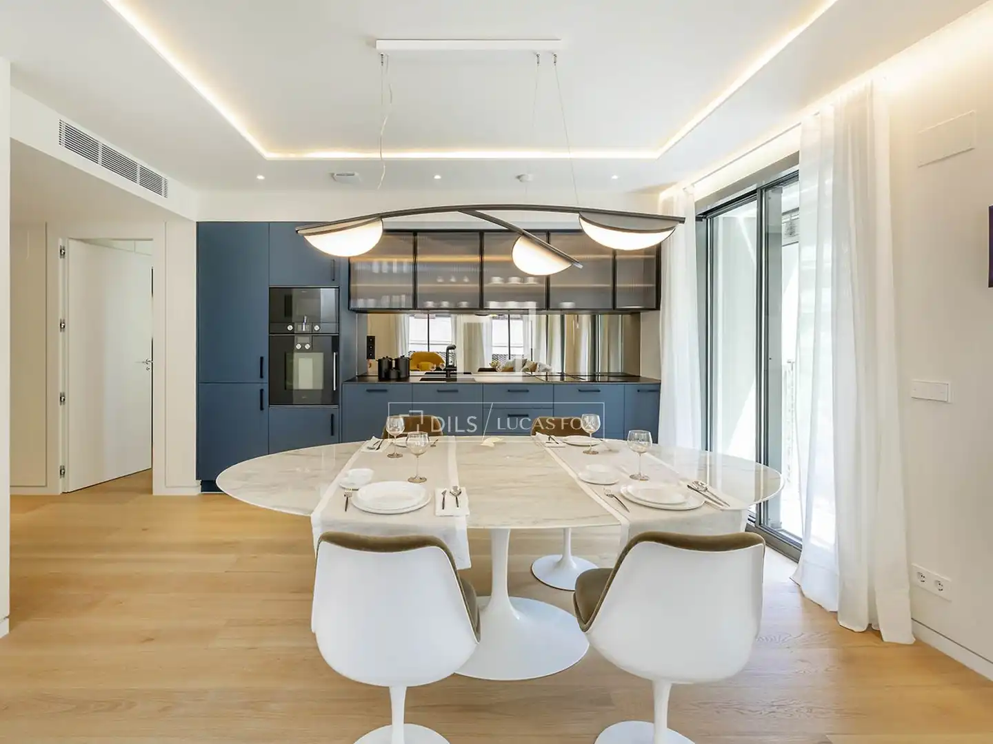 Kitchen of Flat for sale in Barcelona  with Air Conditioner, Terrace and Swimming Pool