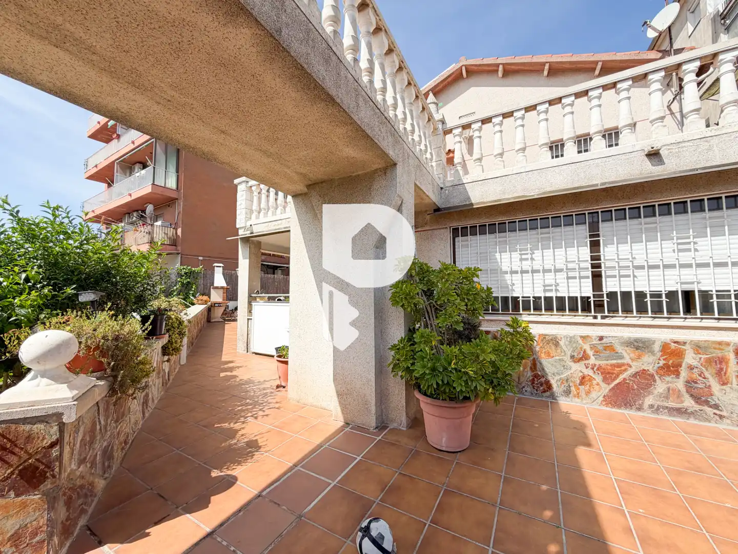 Terrassa de Casa o xalet en venda en El Papiol amb Aire condicionat, Calefacció i Jardí privat