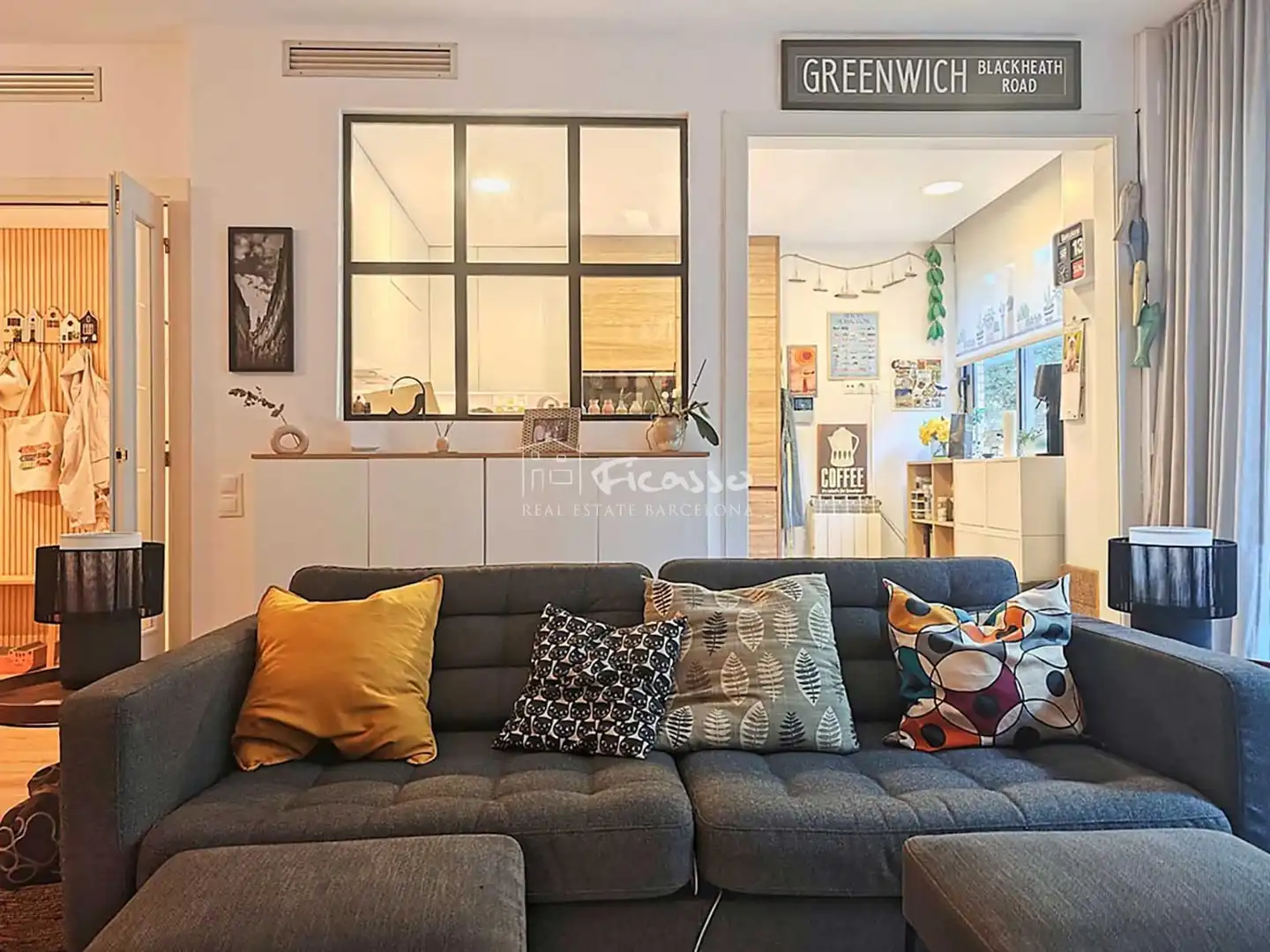 Living room of Flat for sale in Sant Martí