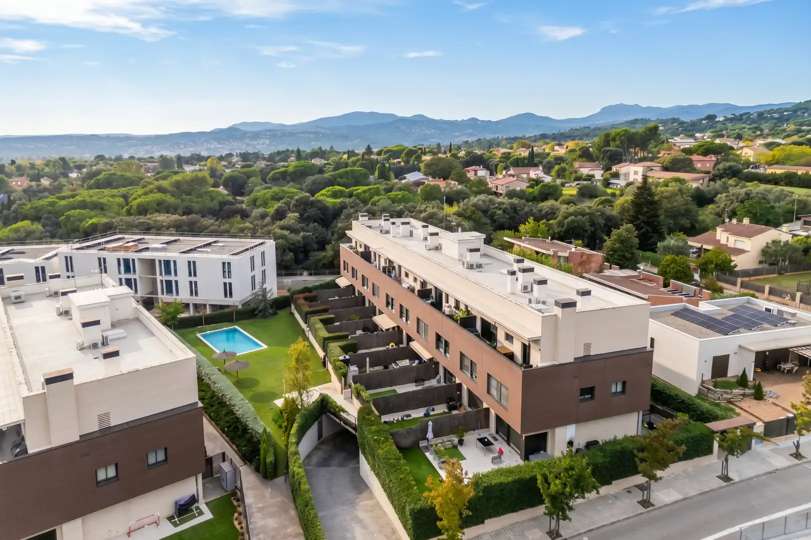 Vista exterior de Planta baja en venta en L'Ametlla del Vallès con Aire acondicionado, Calefacción y Jardín privado