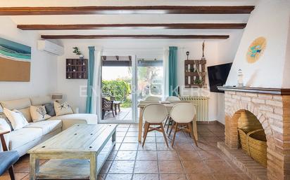 Wohnzimmer von Haus oder Chalet zum verkauf in Jávea / Xàbia mit Klimaanlage, Privatgarten und Terrasse