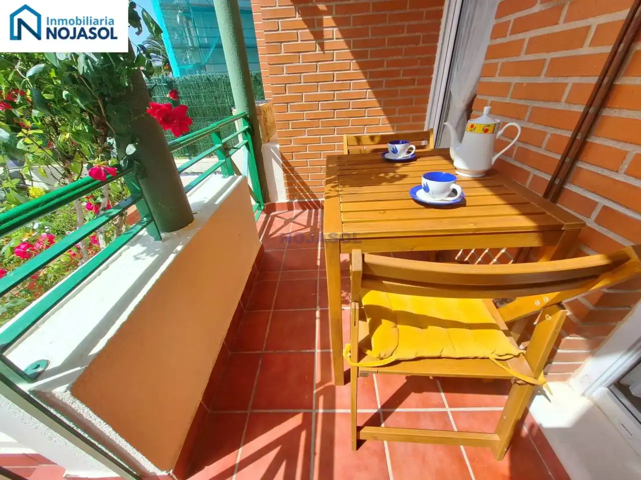 Balcony of Apartments for rent in Noja  with Heating, Private garden and Terrace