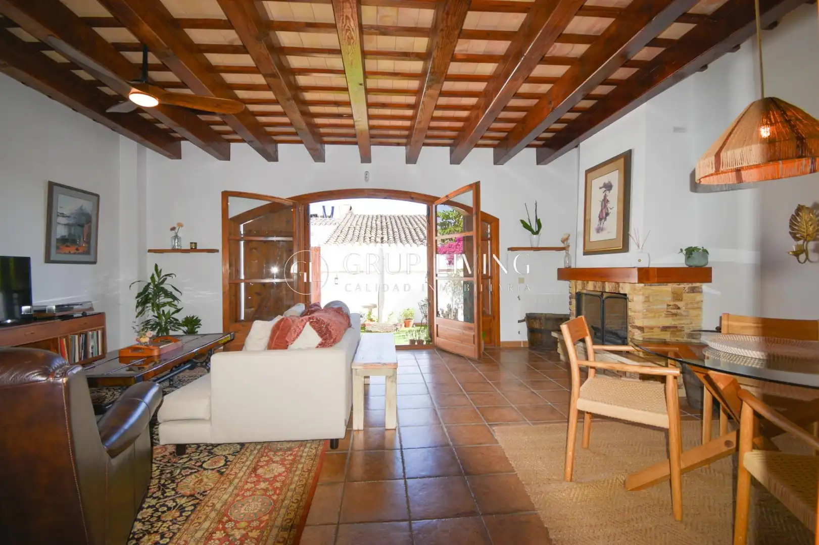 Sala d'estar de Casa o xalet de lloguer en Sant Pere de Ribes amb Jardí privat i Terrassa