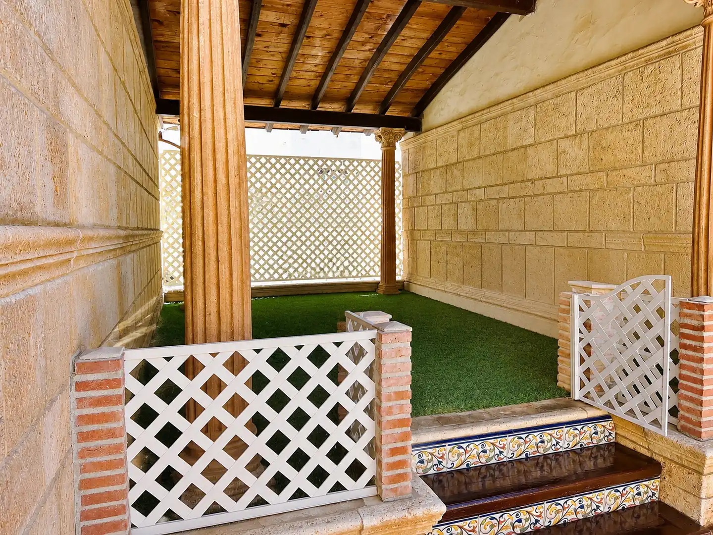 Garden of Attic for sale in Marbella  with Air Conditioner, Terrace and Furnished