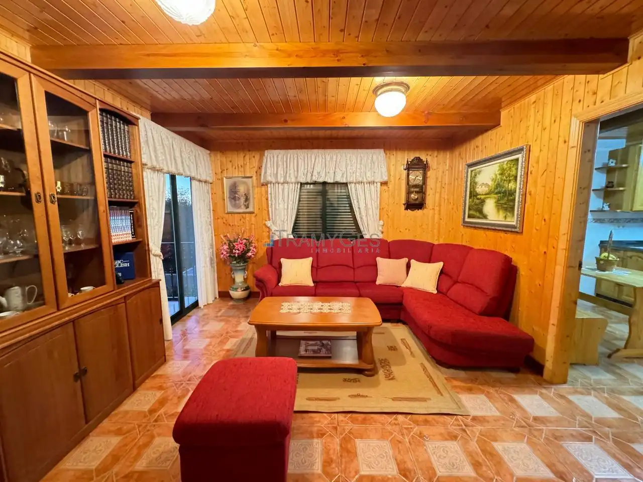 Sala de estar de Casa o chalet en venta en Redondela con Calefacción, Jardín privado y Terraza