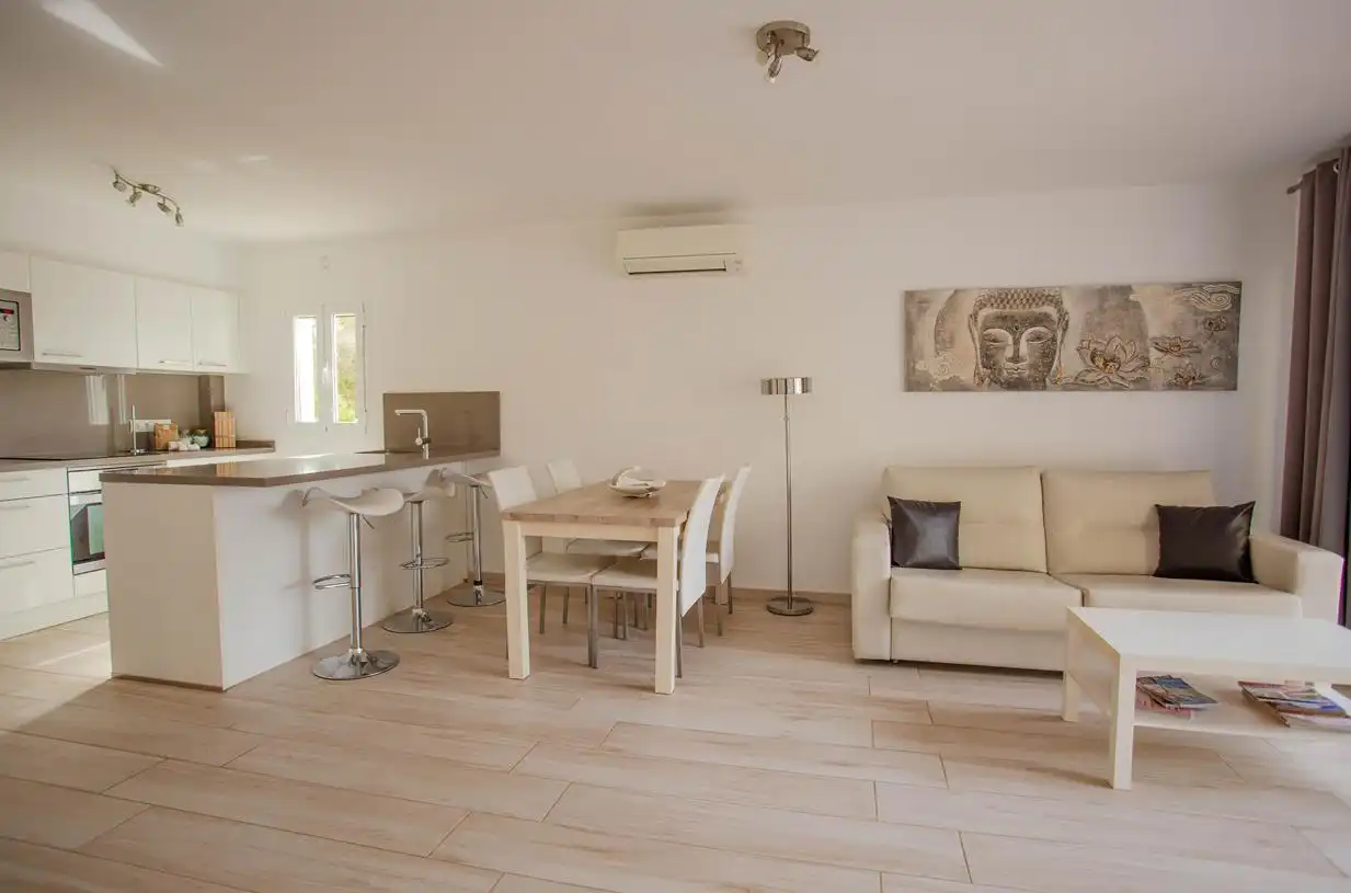 Sala de estar de Apartamento en venta en Sant Josep de sa Talaia con Aire acondicionado, Calefacción y Terraza