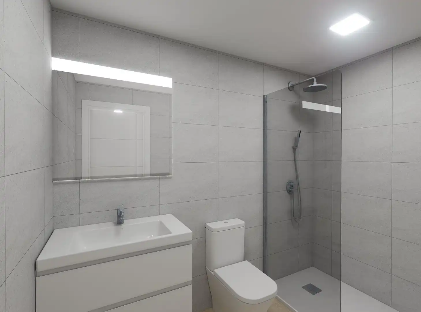 Baño de Planta baja en venta en Palafolls con Aire acondicionado, Calefacción y Jardín privado