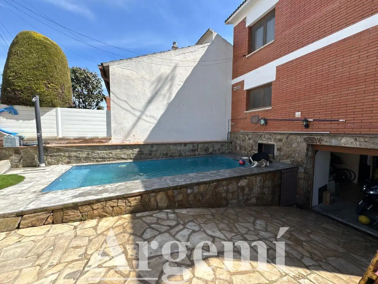 Piscina de Casa adosada en venta en Palau-solità i Plegamans con Calefacción, Jardín privado y Trastero
