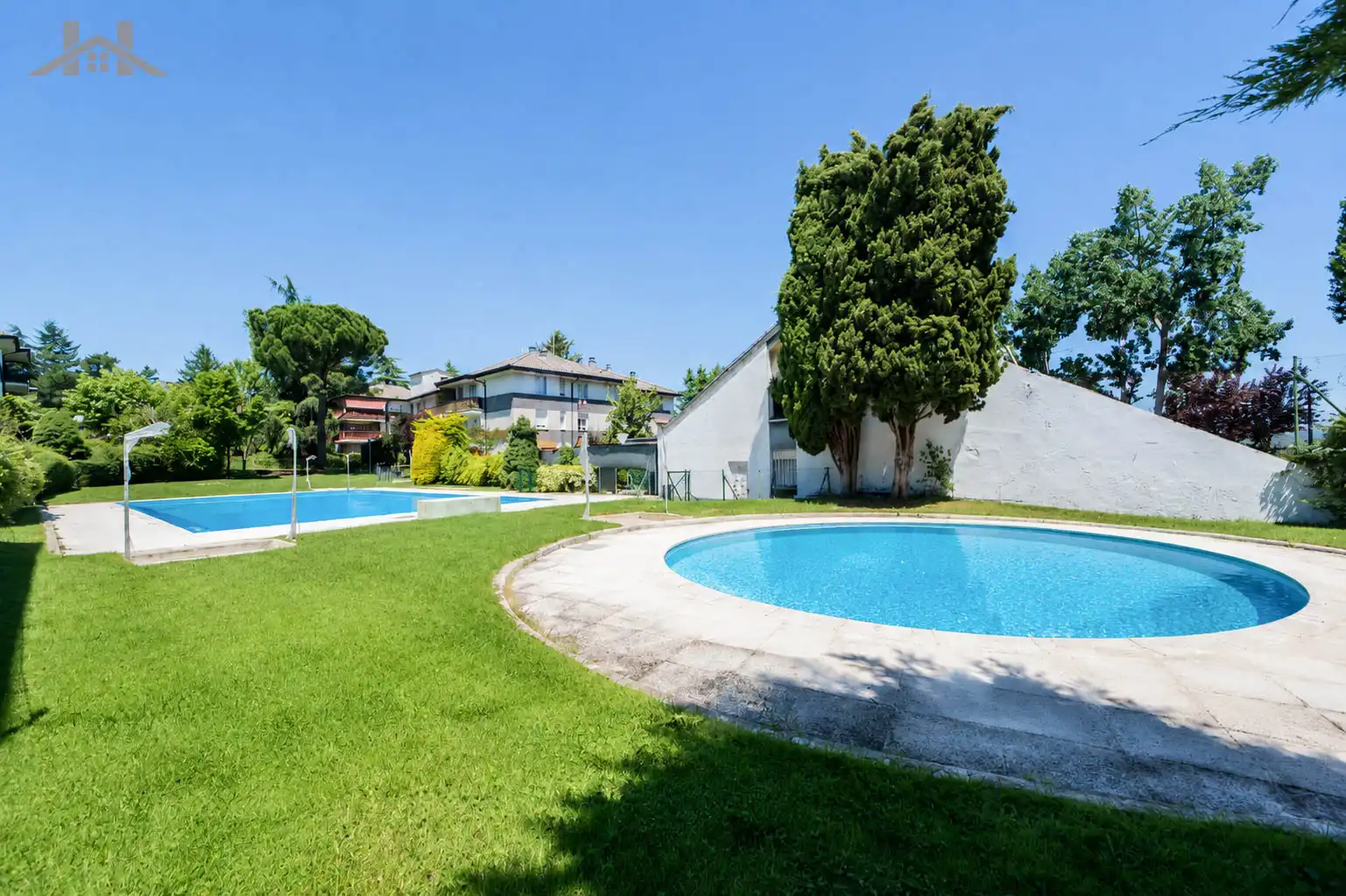 Piscina de Piso en venta en Galapagar con Calefacción, Parquet y Terraza