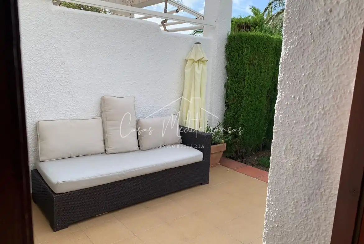 Terraza de Casa adosada de alquiler en Vandellòs i l'Hospitalet de l'Infant con Jardín privado, Terraza y Amueblado