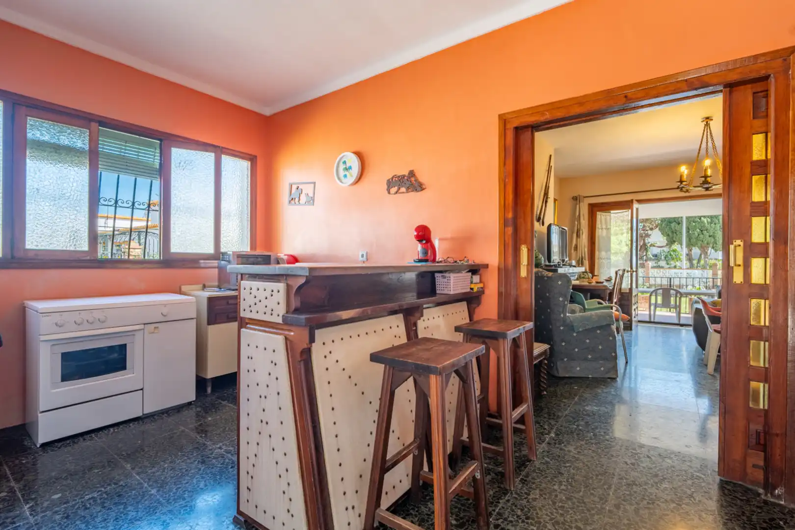 Cocina de Casa o chalet en venta en Rincón de la Victoria con Aire acondicionado, Jardín privado y Terraza