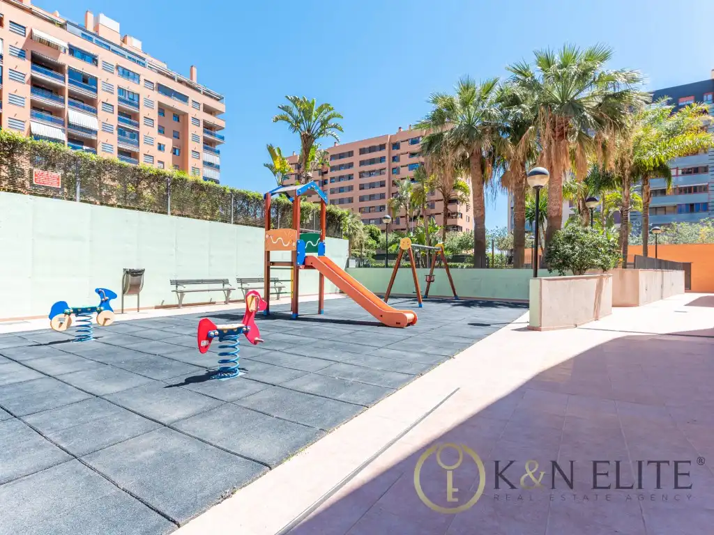 Terrace of Flat for sale in Alicante / Alacant  with Air Conditioner, Private garden and Terrace