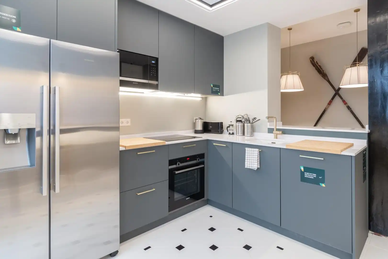 Kitchen of Study for rent in Madrid  with Air Conditioner, Heating and Furnished