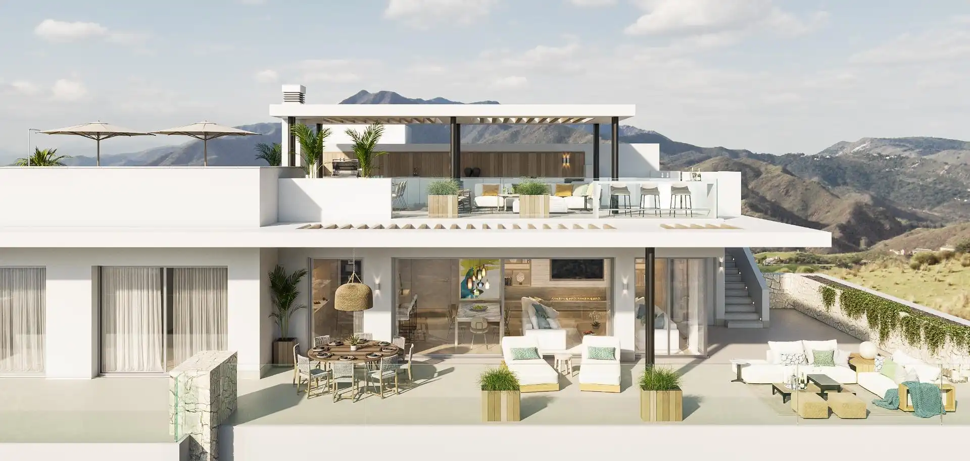 Terraza de Planta baja en venta en Ojén con Terraza