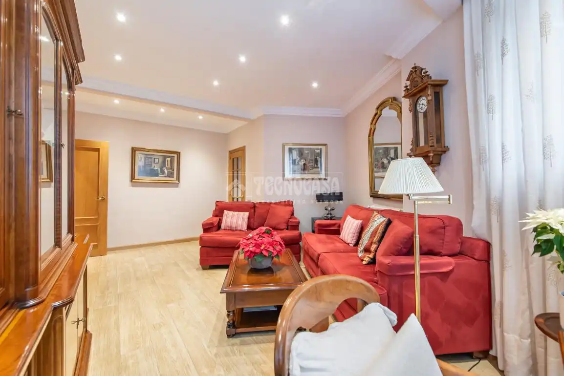 Living room of Flat for sale in Madrid  with Air Conditioner, Heating and Parquet flooring