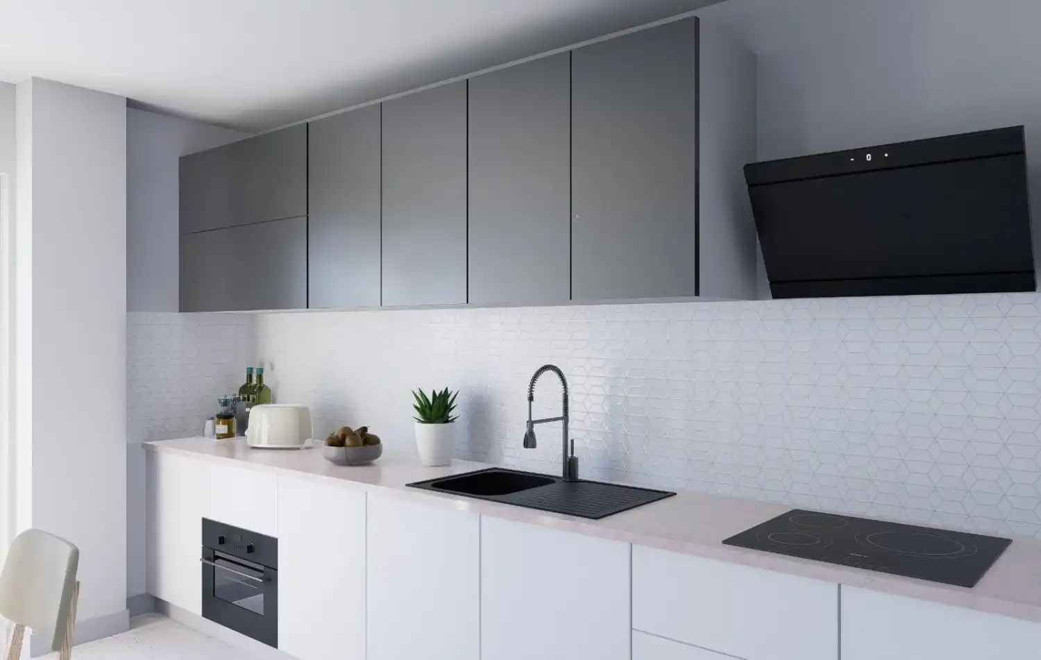 Cocina de Dúplex en venta en Jerez de la Frontera con Calefacción y Terraza
