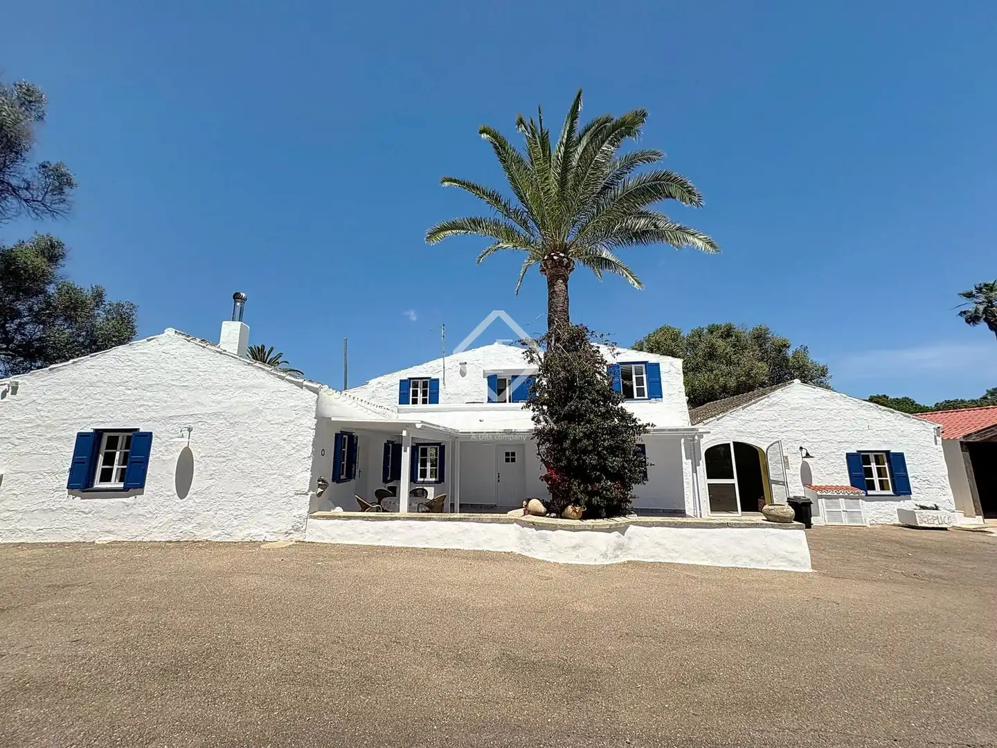 Vista exterior de Finca rústica en venta en Es Castell con Aire acondicionado, Calefacción y Jardín privado
